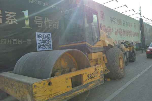 山西出售转让二手4800小时2008年山工SEM520单钢轮压路机