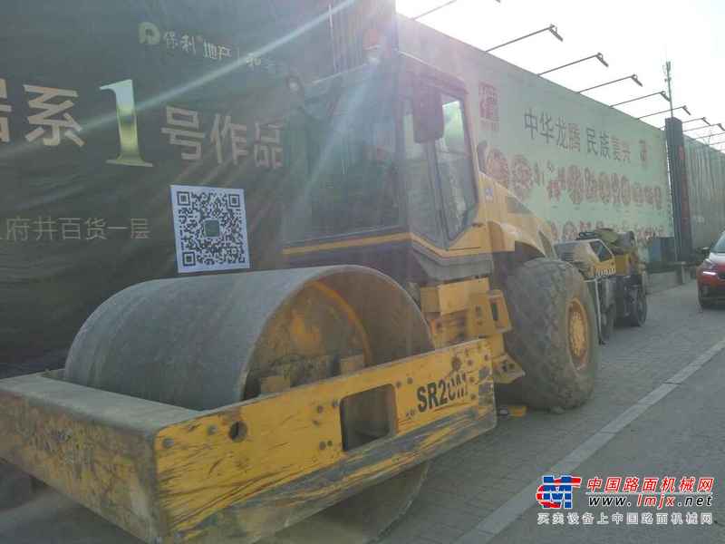 山西出售转让二手4800小时2008年山工SEM520单钢轮压路机