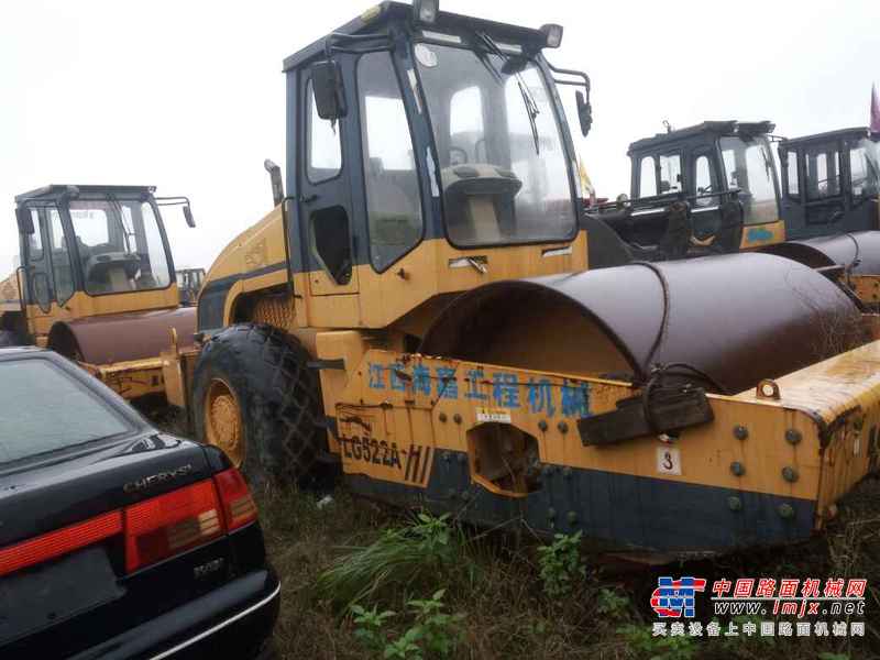 江西出售转让二手2400小时2011年龙工LG520A单钢轮压路机
