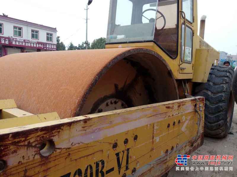 山西出售转让二手8450小时2003年洛阳路通YZ20B单钢轮压路机