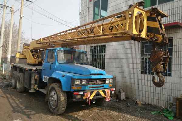山东出售转让二手6000小时2007年东岳重工QY12C汽车起重机