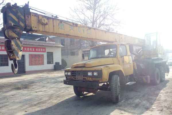 山西出售转让二手7640小时2002年湖北建筑机械QY12A汽车起重机