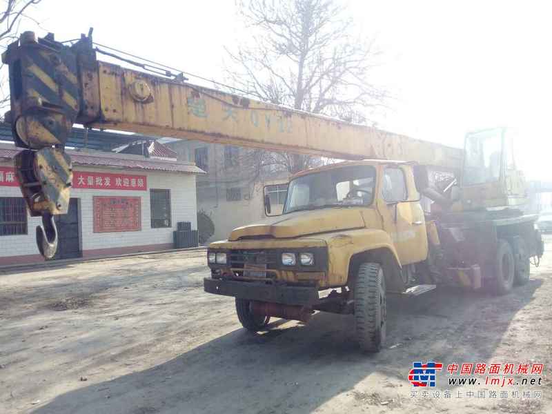 山西出售转让二手7640小时2002年湖北建筑机械QY12A汽车起重机