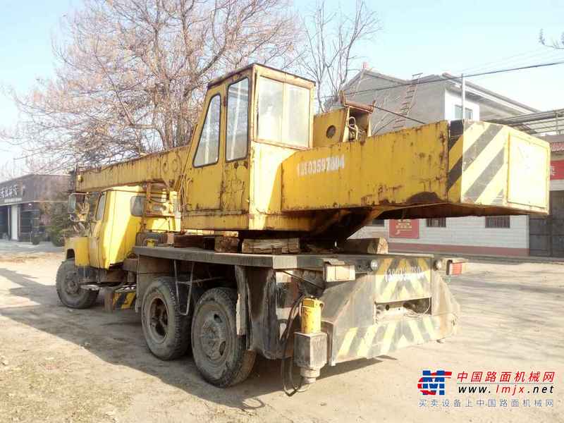 山西出售转让二手7640小时2002年湖北建筑机械QY12A汽车起重机