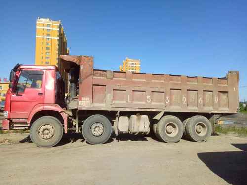 黑龙江出售转让二手2009年中国重汽豪沃ZZ3257M2941自卸车