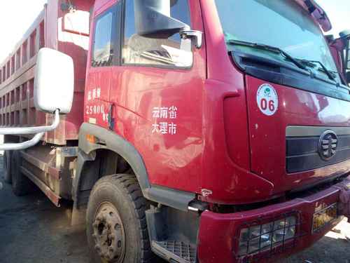 云南出售转让二手2011年解放奥威CA3250P66K24L1T1E自卸车