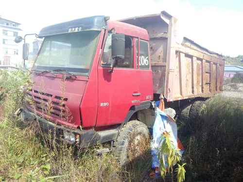 云南出售转让二手2007年陕汽奥龙SX3255UN384自卸车