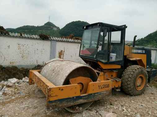 贵州出售转让二手12000小时2008年厦工三明YZ20B单钢轮压路机