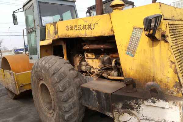 山西出售转让二手5600小时2005年洛建YZ20B单钢轮压路机