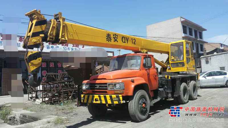 山西出售转让二手6000小时2003年东岳重工QY12E汽车起重机
