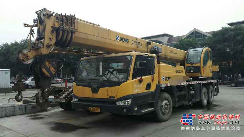 山西出售转让二手5100小时2011年徐工QY35K5汽车起重机