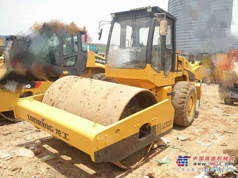 云南出售转让二手1461小时2013年龙工LG522A单钢轮压路机