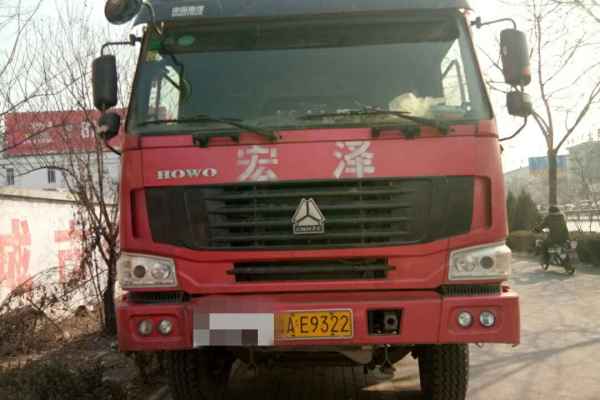 山东出售转让二手2013年中国重汽豪沃ZZ5437N466741自卸车