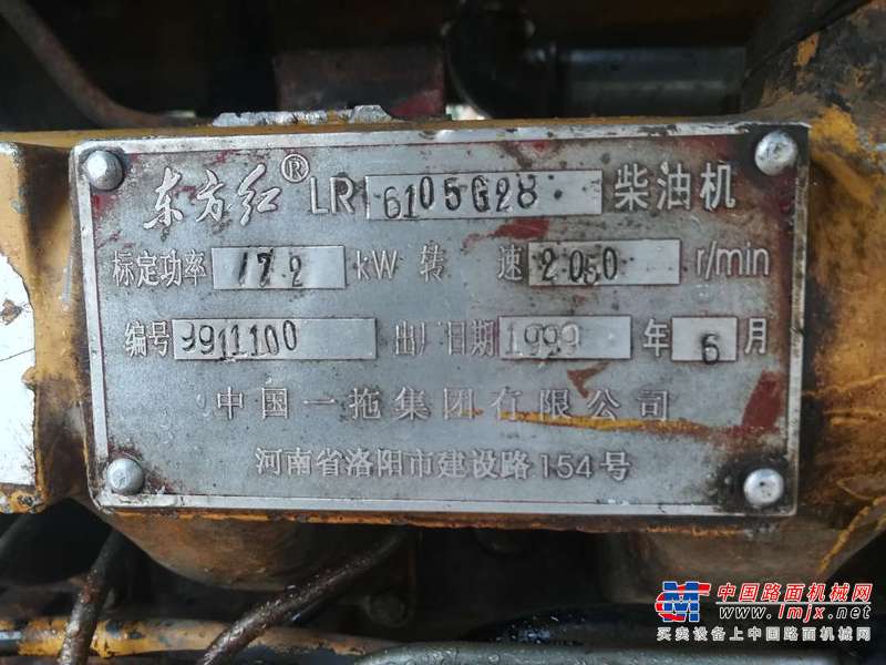 陕西出售转让二手20000小时2005年洛建ZY18单钢轮压路机