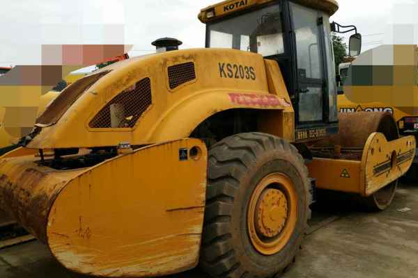 广西出售转让二手5000小时2012年科泰重工KS200S单钢轮压路机