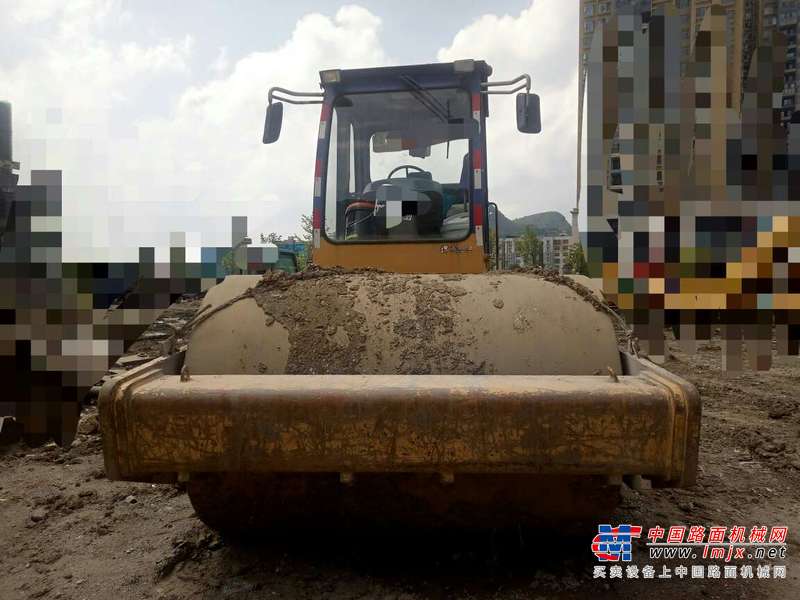 贵州出售转让二手8500小时2008年龙工LG520B单钢轮压路机