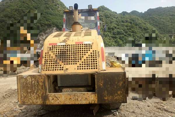 贵州出售转让二手8500小时2008年龙工LG520B单钢轮压路机