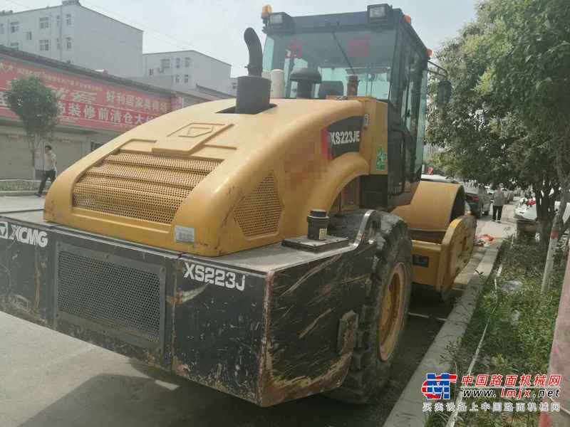 河南出售转让二手2600小时2014年徐工XS223J单钢轮压路机