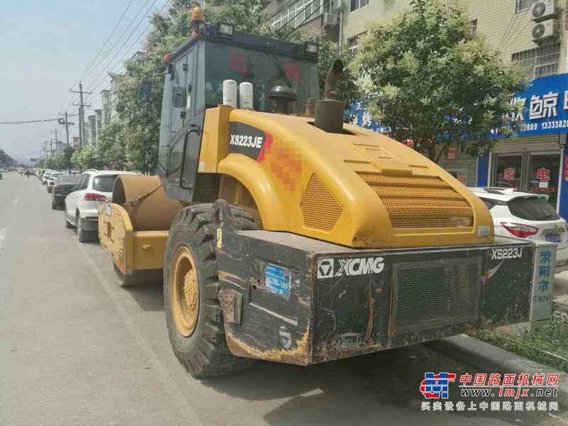 河南出售转让二手2600小时2014年徐工XS223J单钢轮压路机