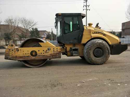 河南出售转让二手5000小时2009年洛建LSS2101单钢轮压路机