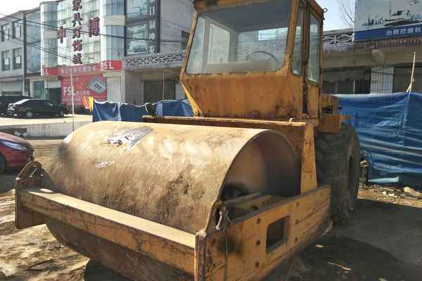 山西出售转让二手6000小时2007年洛建YZ16B单钢轮压路机