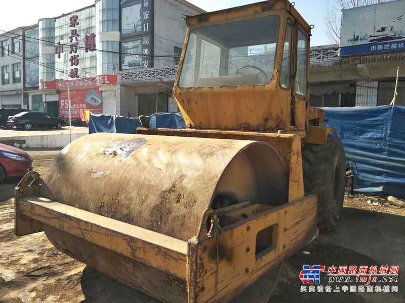山西出售转让二手6000小时2007年洛建YZ16B单钢轮压路机