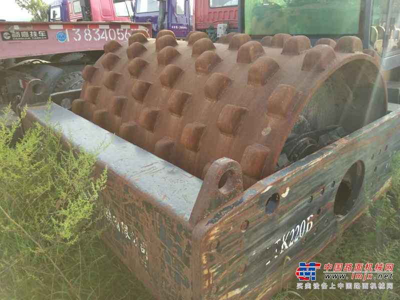 山西出售转让二手5500小时2007年洛阳路通LTK220B单钢轮压路机