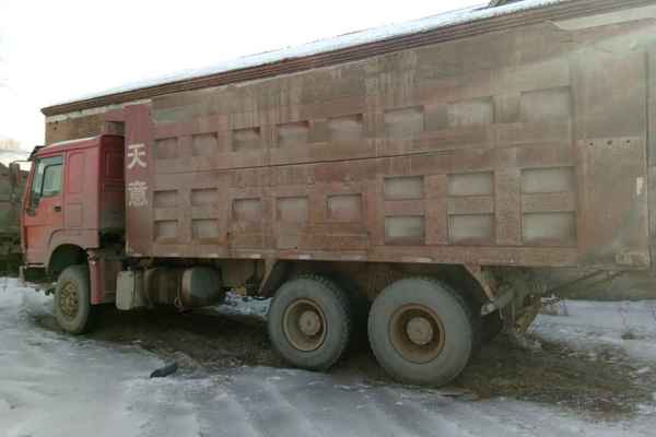 吉林出售转让二手2009年中国重汽豪沃ZZ3257M2941自卸车