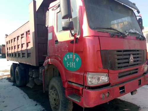 山西出售转让二手2014年中国重汽豪沃ZZ3257M2941自卸车
