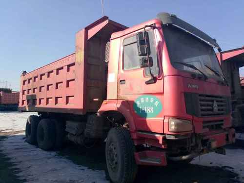 山西出售转让二手2014年中国重汽豪沃ZZ3257M2941自卸车