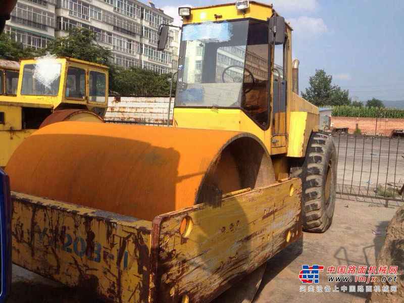山西出售转让二手20000小时2003年洛建YZ20B单钢轮压路机