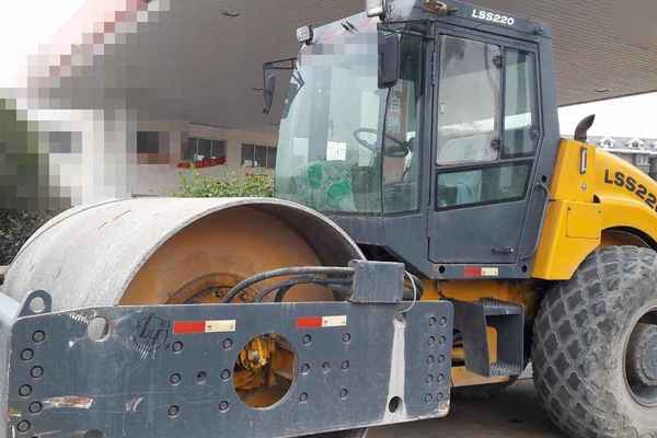 辽宁出售转让二手6000小时2006年洛建LSS220单钢轮压路机