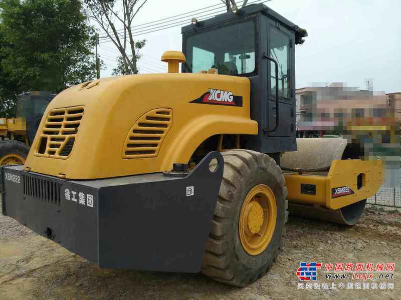广东出售转让二手6000小时2009年徐工XSM220单钢轮压路机