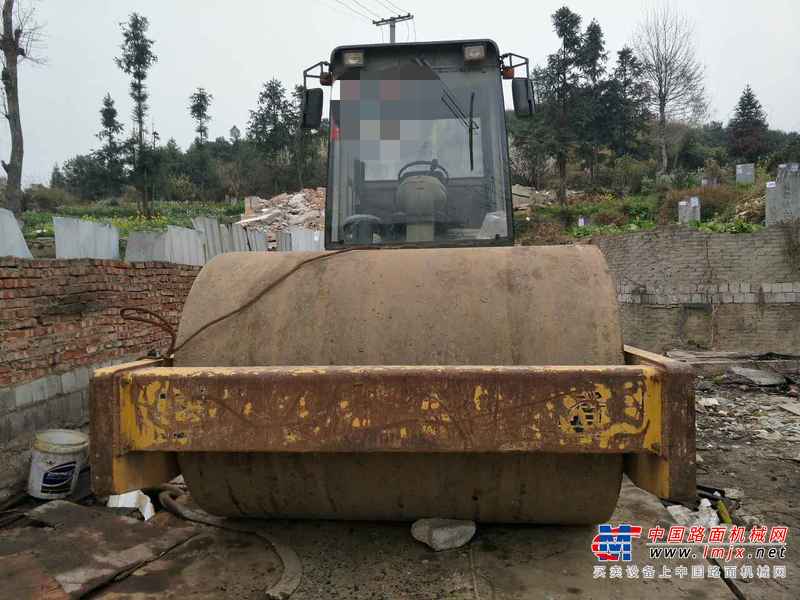 贵州出售转让二手9371小时2007年厦工三明YZ18J单钢轮压路机