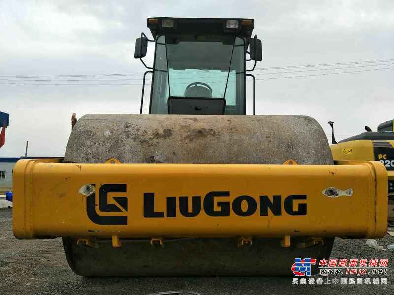 陕西出售转让二手3000小时2014年柳工CLG622单钢轮压路机
