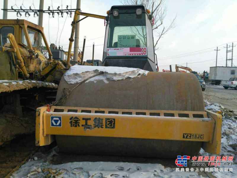 黑龙江出售转让二手5000小时2008年徐工Y18单钢轮压路机