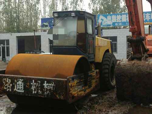 山西出售转让二手5300小时2007年洛阳路通LT220B单钢轮压路机