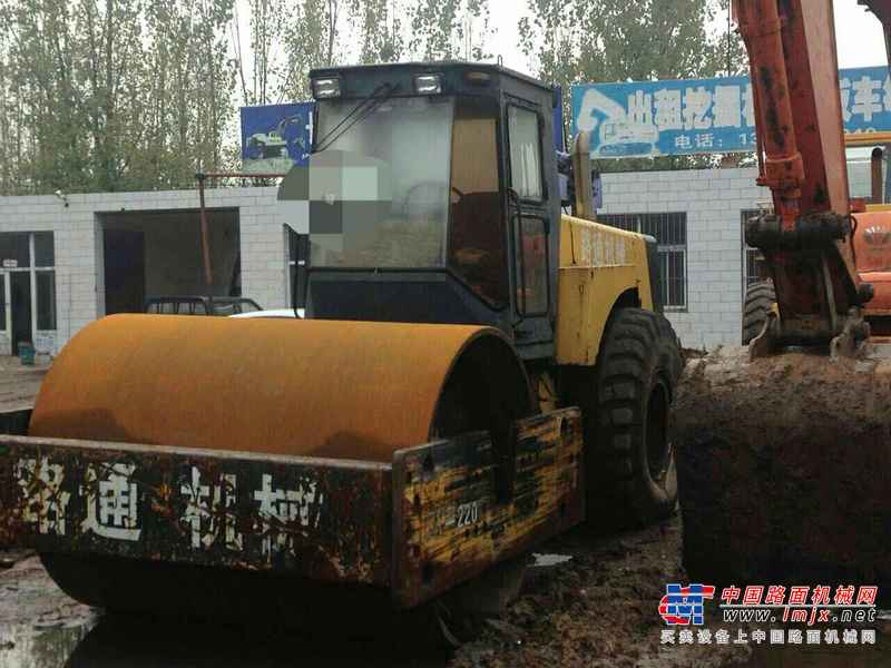 山西出售转让二手5300小时2007年洛阳路通LT220B单钢轮压路机