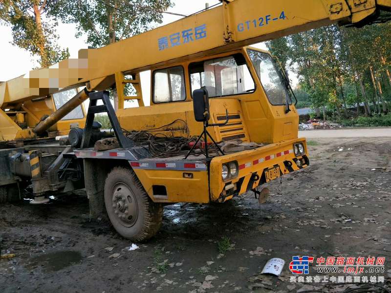 河北出售转让二手14000小时2003年东岳重工QY12E汽车起重机