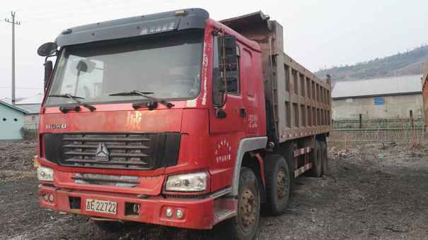吉林出售转让二手2008年中国重汽豪沃ZZ5437N466741自卸车