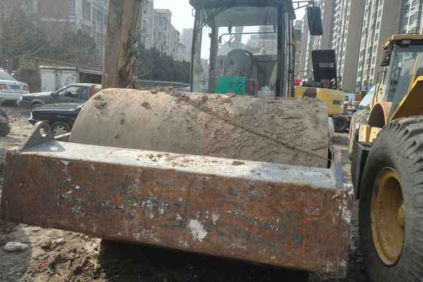 安徽出售转让二手7100小时2009年洛阳路通LT320B单钢轮压路机