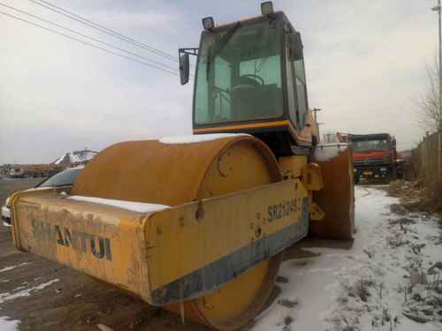 甘肃出售转让二手3700小时2011年山推SR2124S三轮压路机