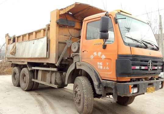 山东出售转让二手2008年北奔ND3252B44J自卸车