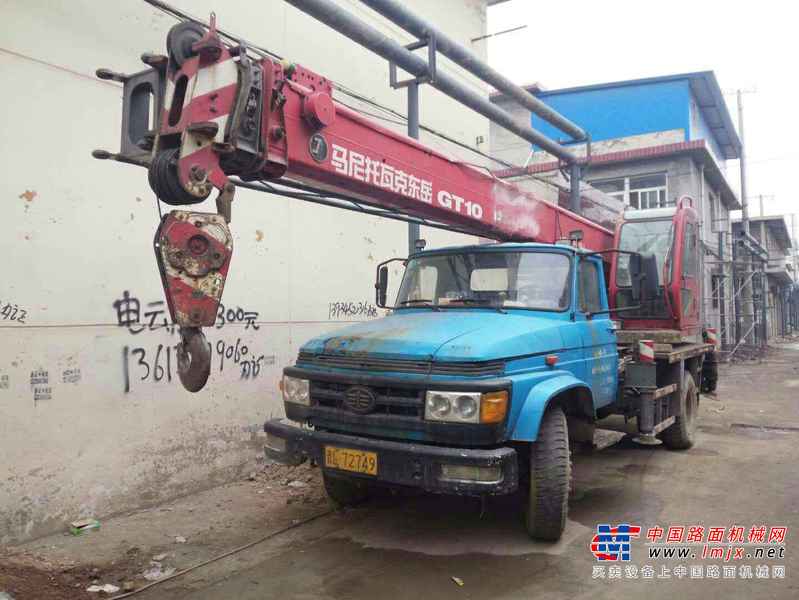 山西出售转让二手4800小时2010年东岳重工QY12E汽车起重机