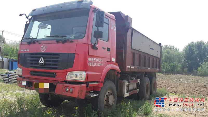 辽宁出售转让二手2009年中国重汽豪沃ZZ3257M2941自卸车