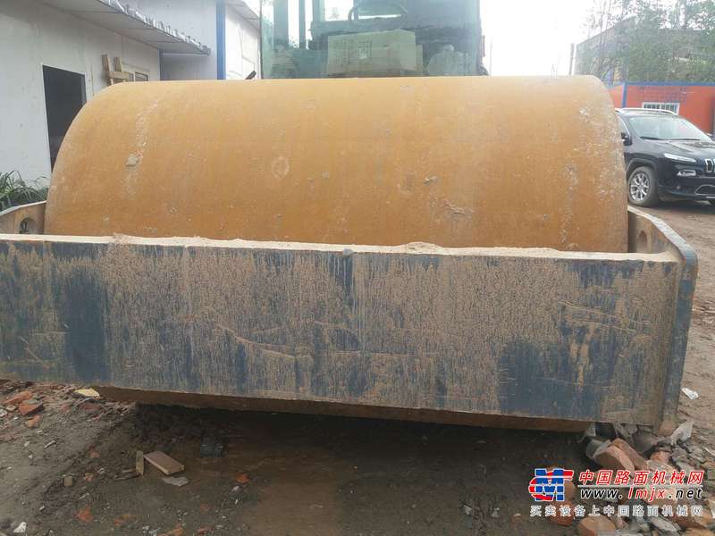 陕西出售转让二手2000小时2007年洛建LSS220单钢轮压路机
