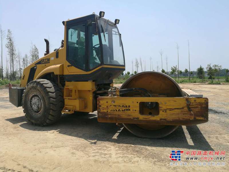 河南出售转让二手4350小时2013年山推SR22M单钢轮压路机