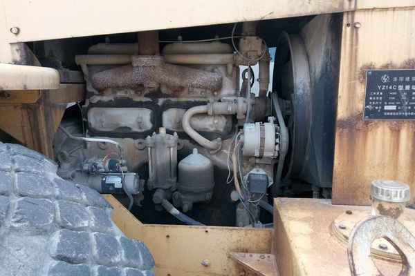 辽宁出售转让二手12000小时2005年洛建YZ14B单钢轮压路机