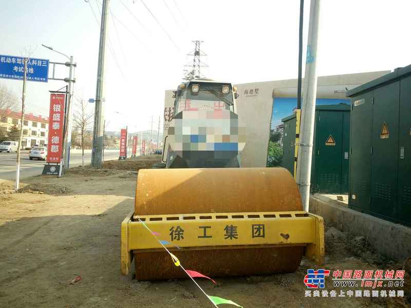 山东出售转让二手4000小时2008年徐工YZ22JC单钢轮压路机
