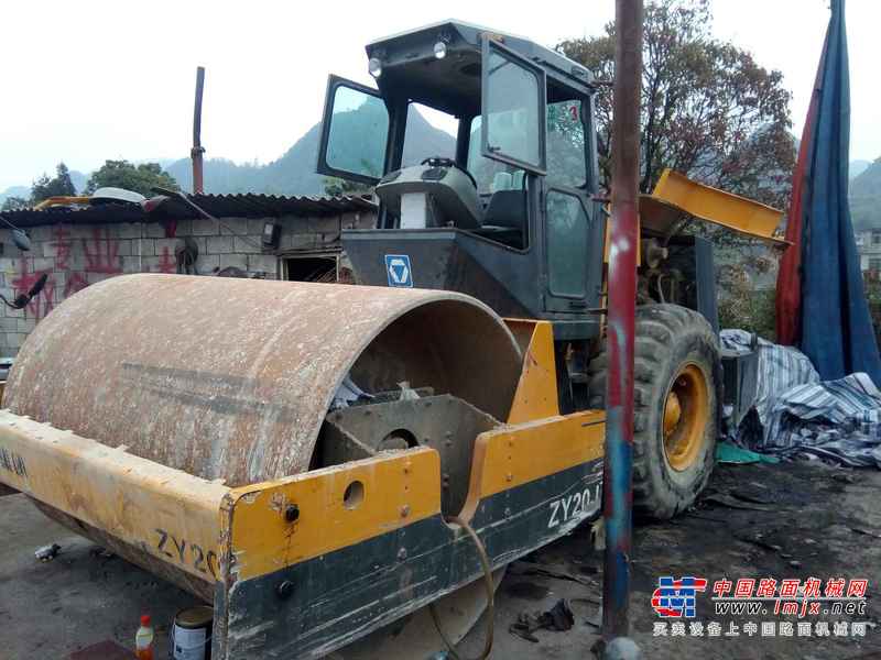 贵州出售转让二手6908小时2008年徐工YZ20JC单钢轮压路机